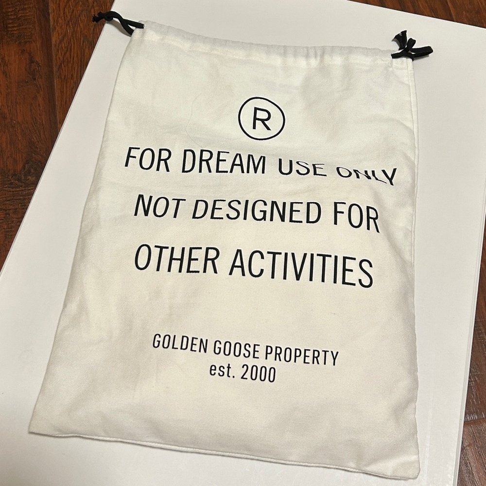Golden goose dust bag